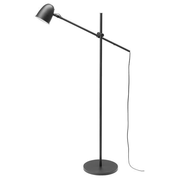 SKURUP Floor/reading lamp, black