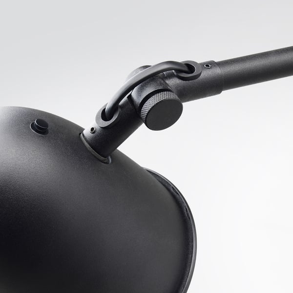 SKURUP Floor/reading lamp, black