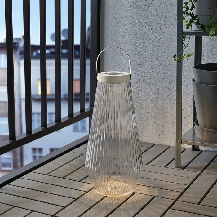 SOLVINDEN LED solarpowered floor lamp IKEA