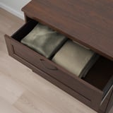 SONGESAND Bedroom furniture, set of 5, brown, 160x200 cm