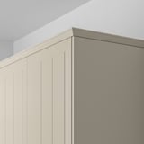 STENSUND Contoured deco strip/moulding, beige, 221x3 cm