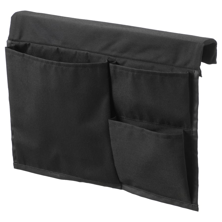 STICKAT bed pocket, black, 39x30 cm IKEA