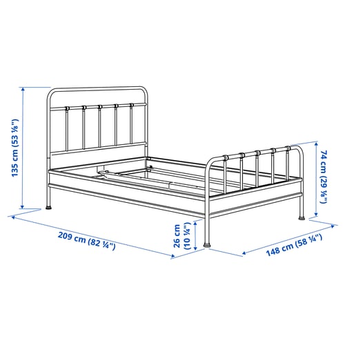 Illustration with measurements for the product: STJÄRNÖ.