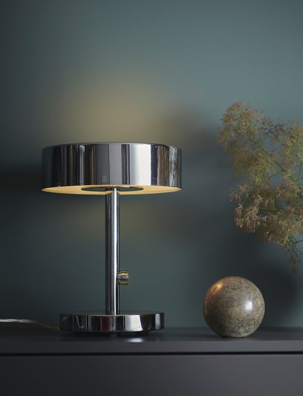 STOCKHOLM 2017 Table lamp, chrome-plated