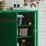 STOCKHOLM 2025 Cabinet with 2 doors, green, 80x40x126 cm