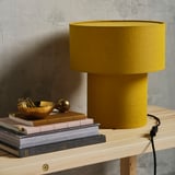 STOCKHOLM 2025 Table lamp, yellow/textile, 35 cm