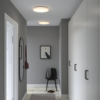 STOFTMOLN LED ceiling/wall lamp, smart wireless dimmable/warm white white, 37 cm