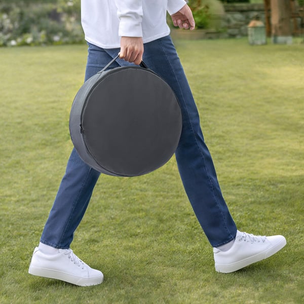 STRANDÖN Barbecue, charcoal green