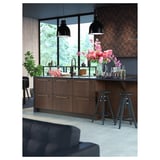 SVARTNORA Pendant lamp, black, 38 cm