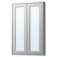 TÄNNFORSEN Mirror cabinet with doors, light grey, 60x15x95 cm