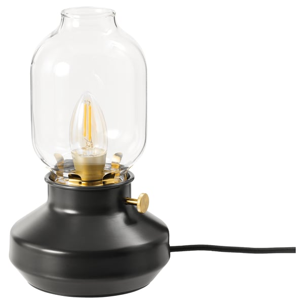 TÄRNABY Table lamp, anthracite
