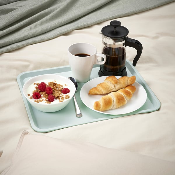 TILLGÅNG Tray, pale green, 37x29 cm
