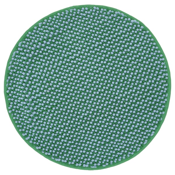 TOFTBO Bath mat, green/blue, 55 cm