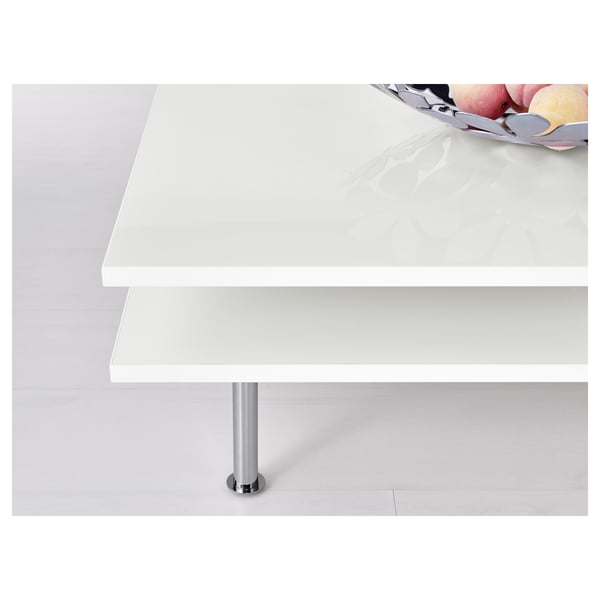 TOFTERYD Coffee table, high-gloss white, 95x95 cm - IKEA