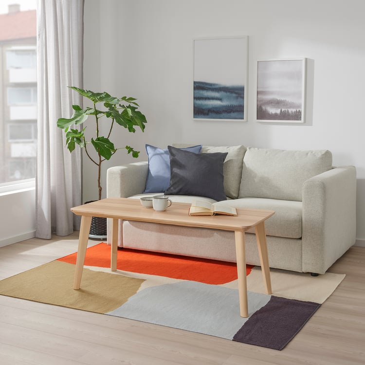 TVINGSTRUP Rug, flatwoven, handmade/multicolour, 133x195 ...