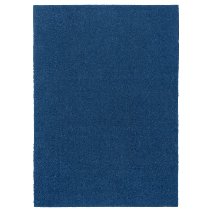 TYVELSE Rug, low pile, dark blue, 170x240 cm IKEA