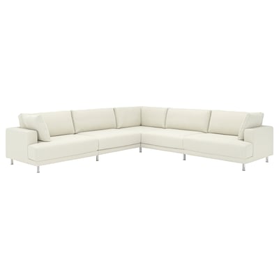 UPPÅKRA Modular corner sofa, 6 seat, Axvall off-white