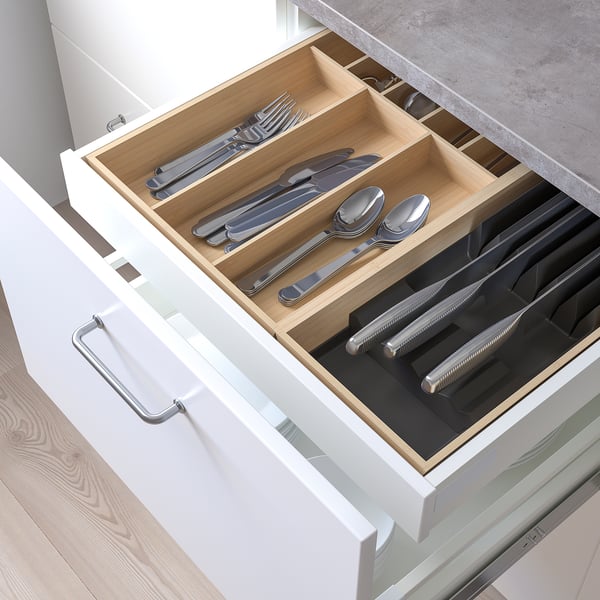 UTRUSTA Drawer front, low, white, 60 cm