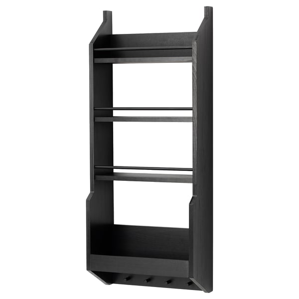 VADHOLMA Wall shelf, black