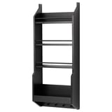 VADHOLMA Wall shelf, black