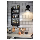 VADHOLMA Wall shelf, black