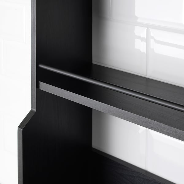 VADHOLMA Wall shelf, black