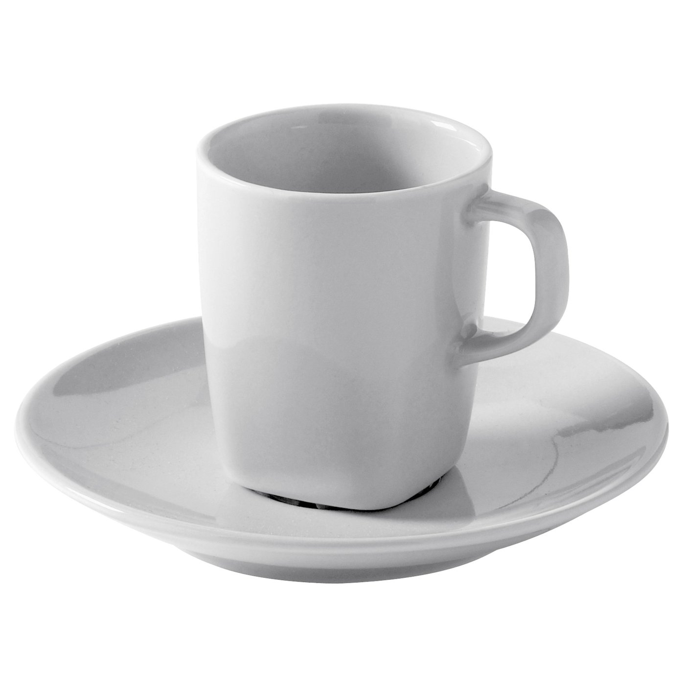 VÄRDERA Espresso cup and saucer - white - IKEA