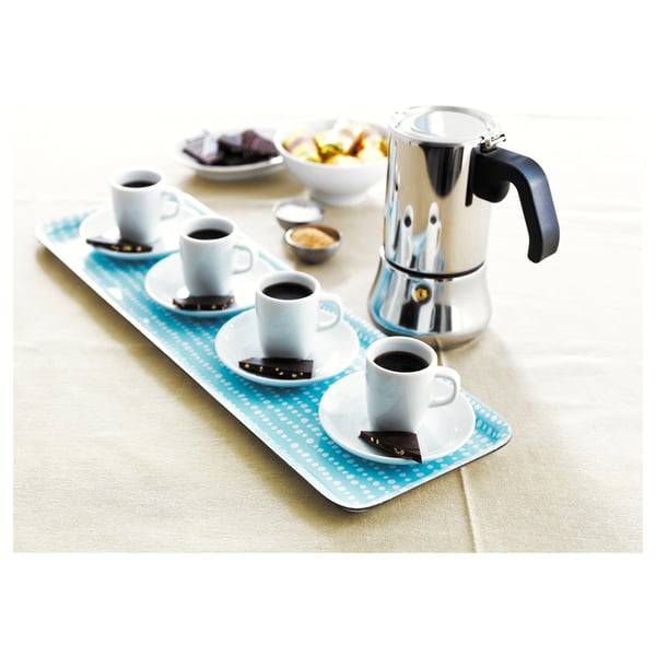 VÄRDERA Espresso cup and saucer white IKEA