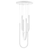 VARMBLIXT LED pendant lamp, white frosted glass, 46 cm
