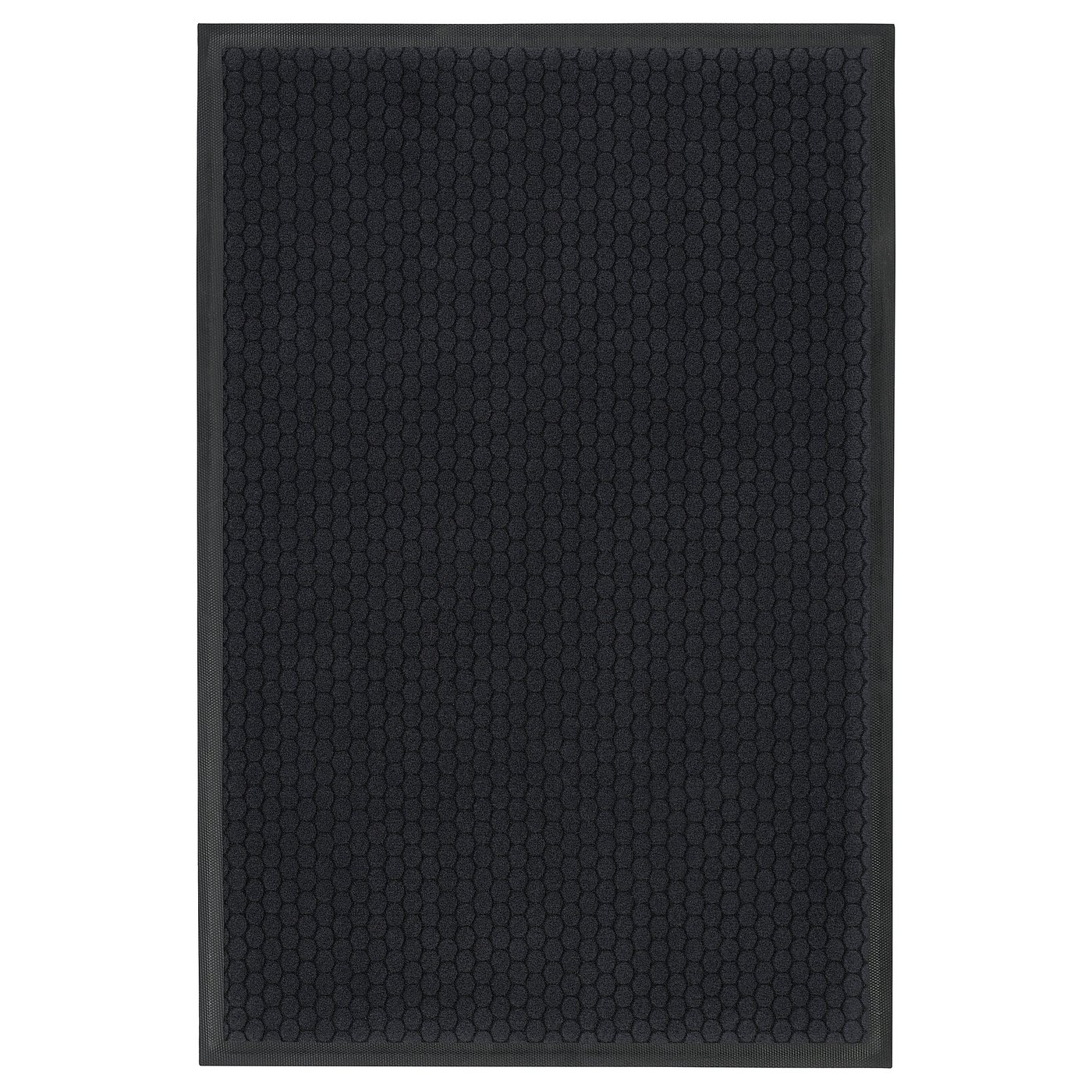 VATTENVERK door mat, indoor, dark grey, 60x90 cm IKEA