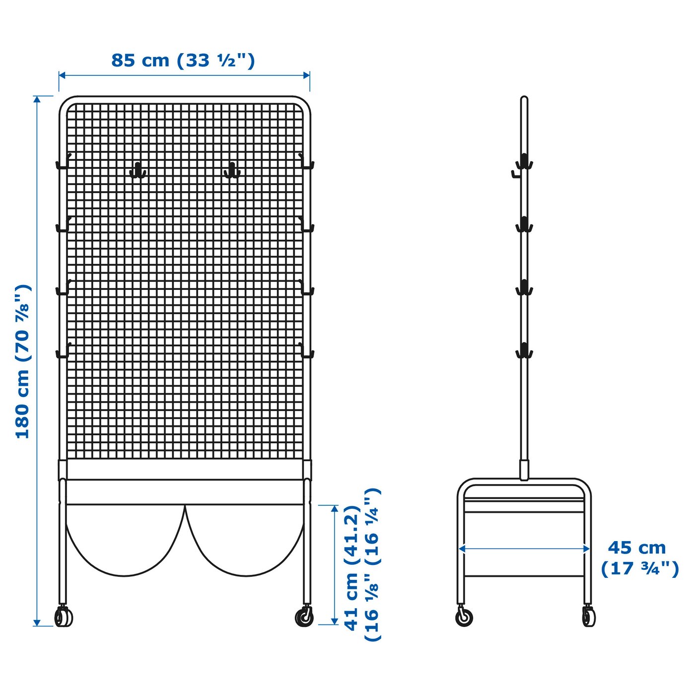 VEBERÖD مقسم غرف طبيعي ايكيا