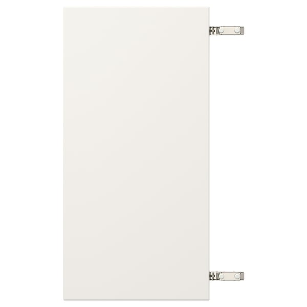 VEDDINGE Door with hinges, white, 30x60 cm