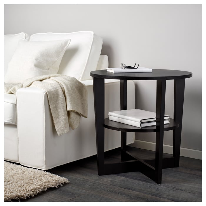 VEJMON Side table, blackbrown, 60 cm IKEA