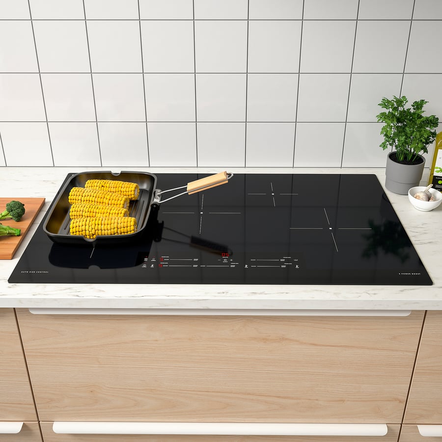 ÄLMESTAD induction cooktop, black, 91 cm (36") IKEA CA