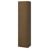 ÄNGSJÖN High cabinet with doors, brown oak effect, 18x15x77 "