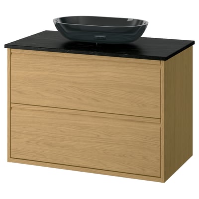 ÄNGSJÖN / OXMYREN Vanity with drawers