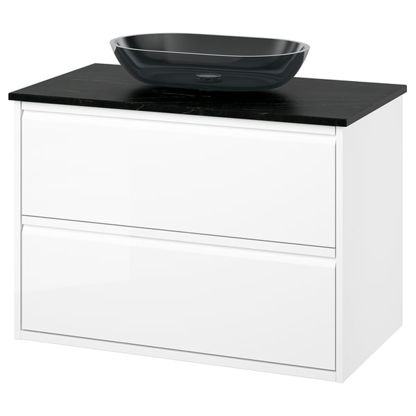 ÄNGSJÖN / OXMYREN Vanity with drawers