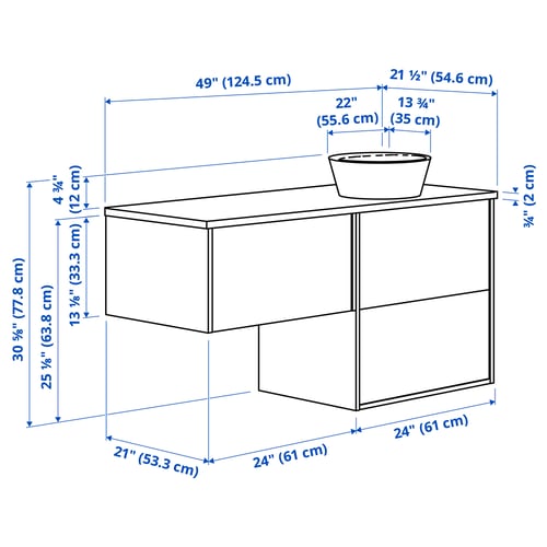 ÄNGSJÖN / OXMYREN Vanity