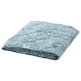 ÄNGSSTAMFLY Duvet, light warm, blue/white, Full/Queen