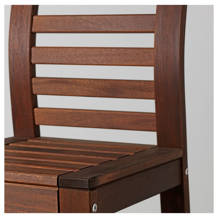 ÄPPLARÖ Bar table and 2 bar stools, outdoor brown stained/Frösön