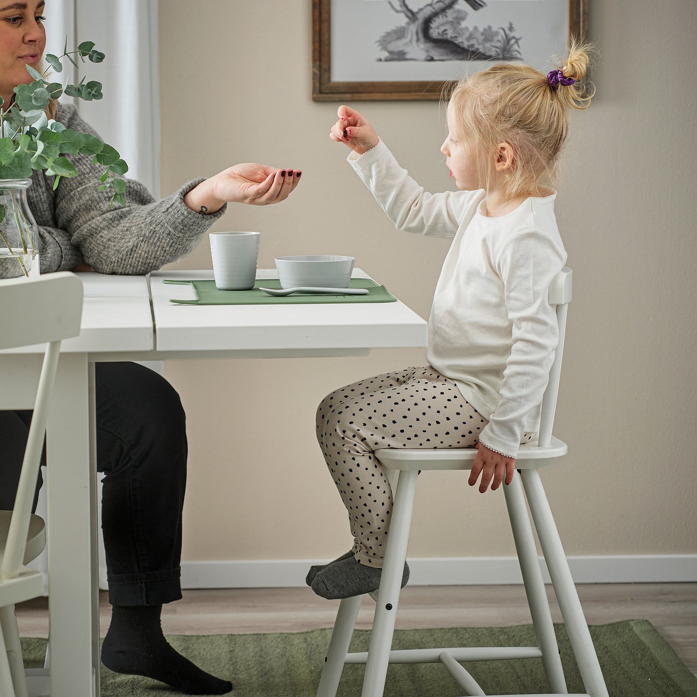 AGAM junior chair, white - IKEA CA