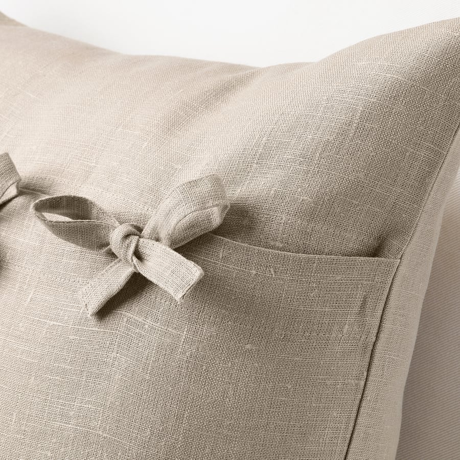 AINA cushion cover, beige, 50x50 cm (20x20") IKEA CA