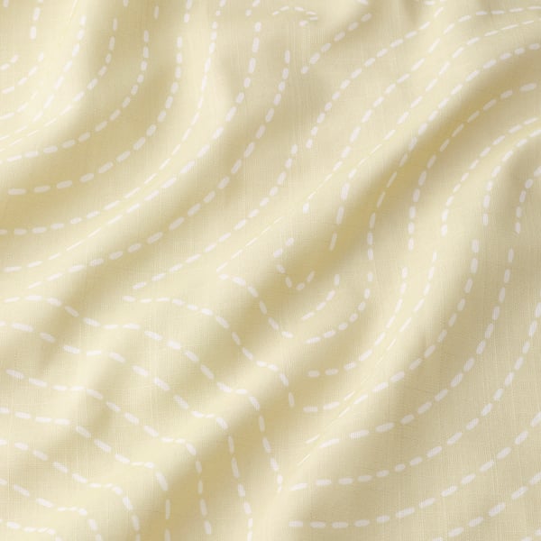 ÅKERMOLKE Curtains, 1 pair, beige, 57x98 "