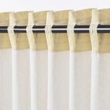 ÅKERMOLKE Curtains, 1 pair, beige, 57x98 "