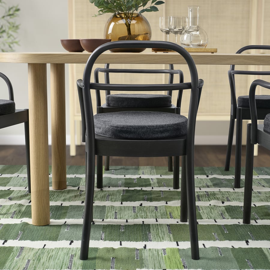 Dark Ivy Leaf Chair Pad