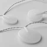 AKTERPORT LED string light with 12 lights, battery operated/Pebbles white