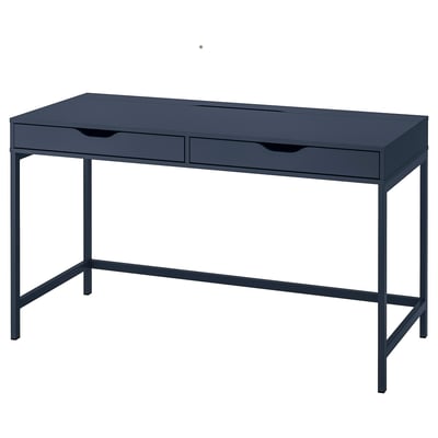ALEX Desk, black-blue, 52x22 7/8 "