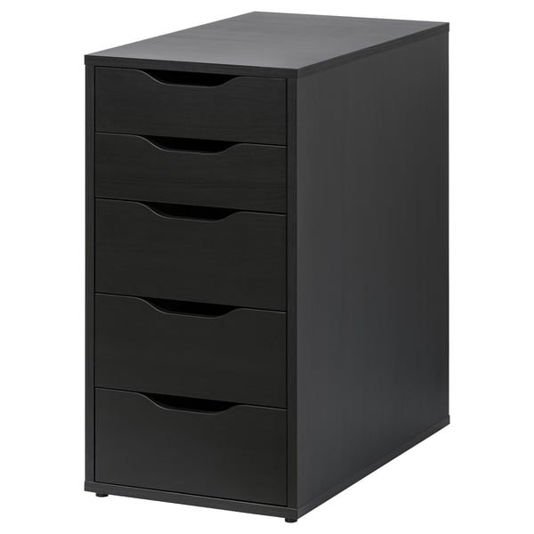 Alex Drawer Unit Black Brown Ikea