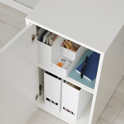 ALEX Storage unit, white, 14 1/8x27 1/2 "