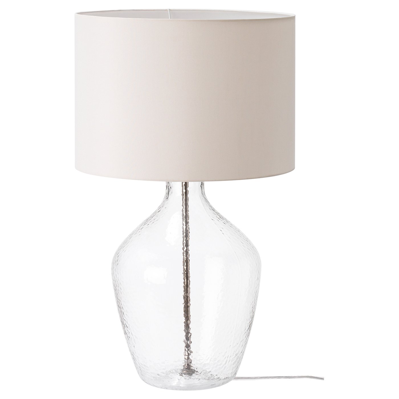 ALLANIT Table lamp, white, glass. IKEA 